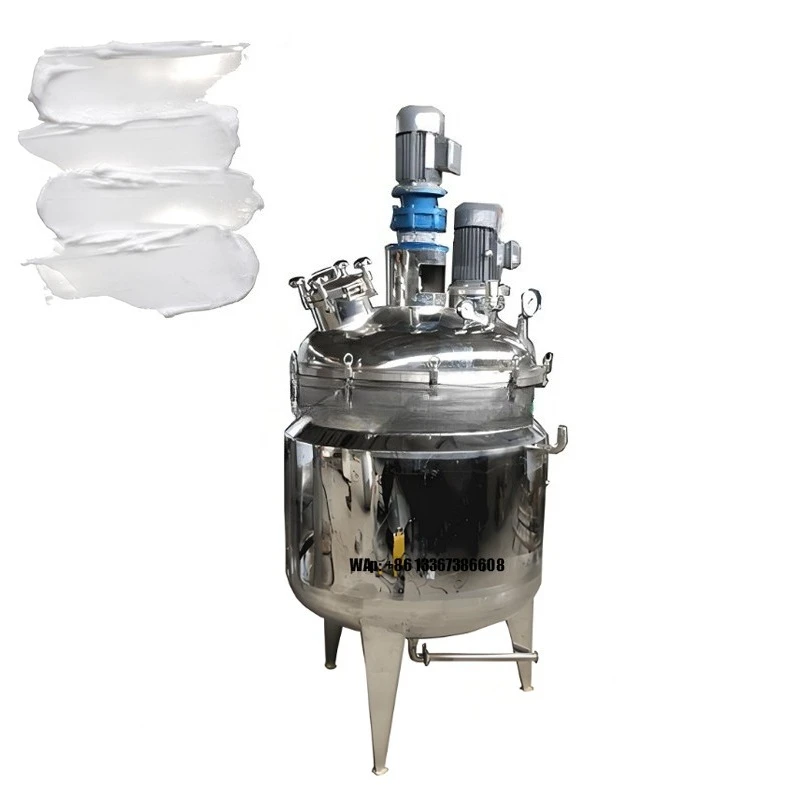 

100L 200L 300l 500l Lifting Vacuum Homogenizer Emulsifying Mixer Cosmetics Lotion Laundry Detergent Mixing Machine