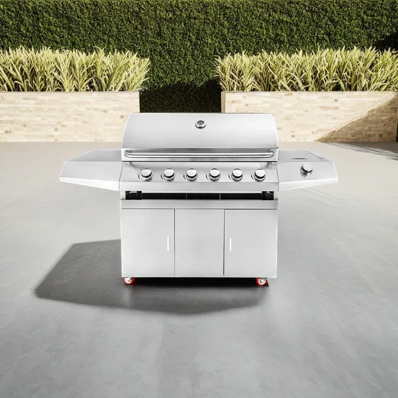 

Balcony barbecue stainless steel grill