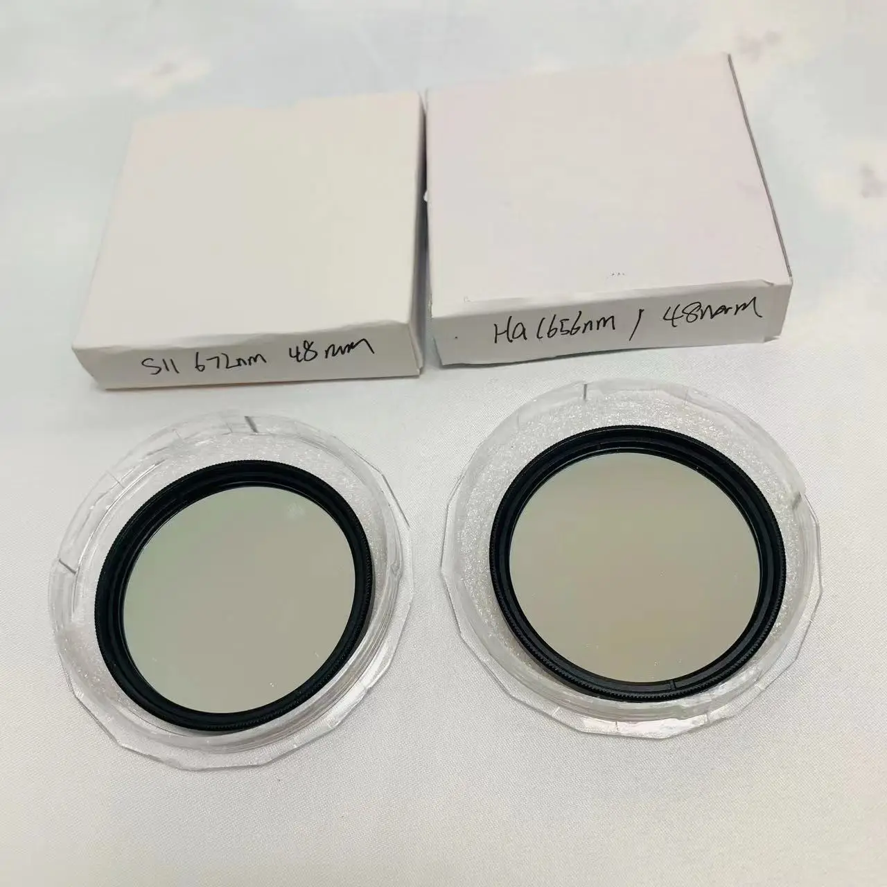 

48mm Frame Mounted 656nm HA 672nm SII Narrow Bandpass Filter Glass For Astrophotography