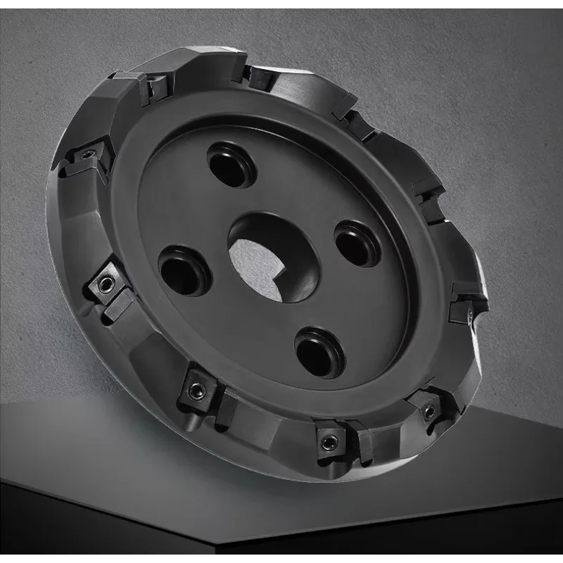 BT50 CNC العملاقة المزدوج الرأس قاطعة المطحنة رئيس 45 درجة 1504 الفولاذ المقاوم للصدأ إدراج