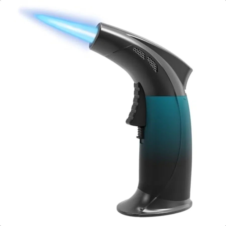 

Зажигалка для приготовления пищи, многоразовая бутановая горелка с замком пламени, мини-набор фонарей с регулируемым пламенем для приготовления пищи, выпечки Creme Bru