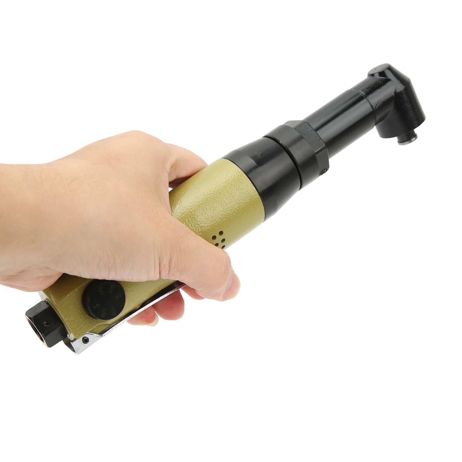 1/4in Inlet Pneumatic Screwdriver with Bits Elbow Impact Air Screw Driver 0.5‑0.7Мpa 8500rpm 1/4in Inlet Screwdriver