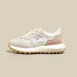 Women Sneakers Autumn Luxury Brand Casual Shoes for Woman Mesh Breathable Platform Designer Pink Women Sneakers Light Flat Shoes