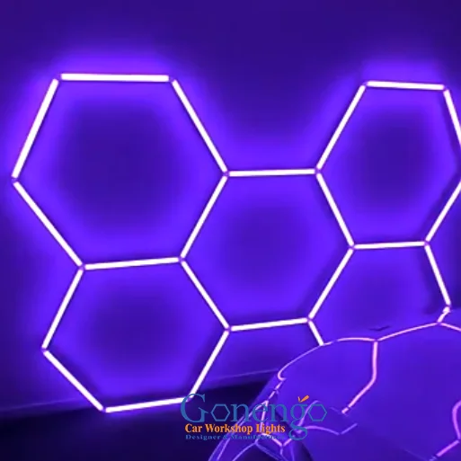 New Disco Mulit Color Diy Assembled Hexagon Lighting Led Ceiling Light For Night Club