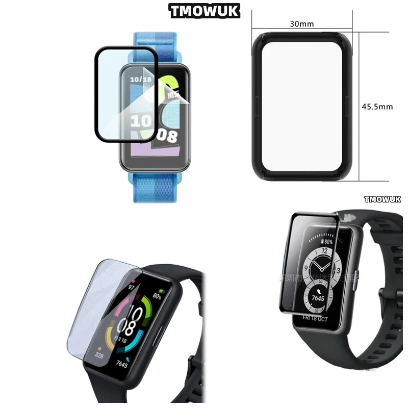 

Soft 3D Full Cover Anti-Scratch PMMA Film, Screen Protector For Huawei Honor Band 6 7 9 10