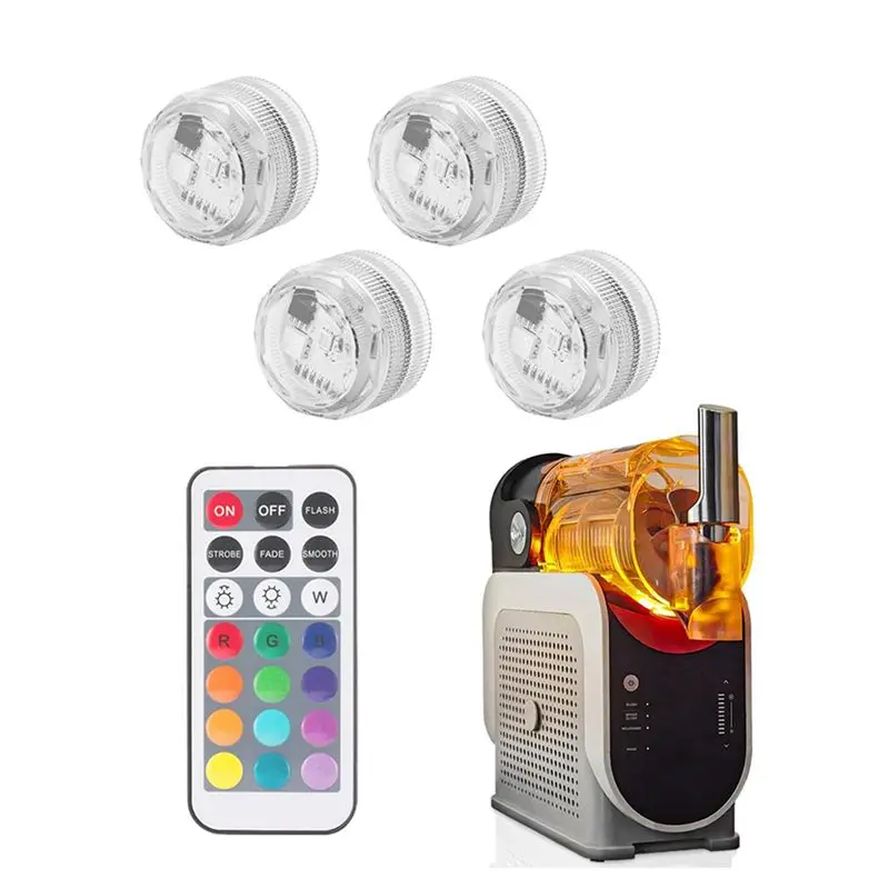 A98E-8 Pack LED Lights For Ninja Slushi FS301/FS300 Capsule-Shaped Lighting Module Slushie Machine Accessory