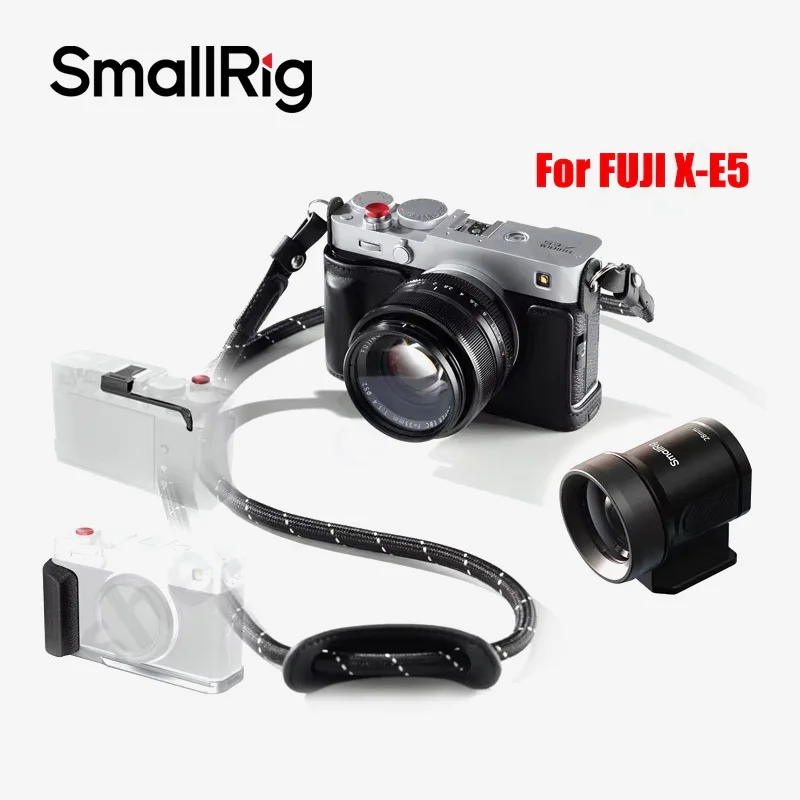 smallrig-富士-x-e5-カメラ拡張キット-レザーケース-l-字型マウントプレート-サムグリップ-光学式ビューファインダー-初心者用機器