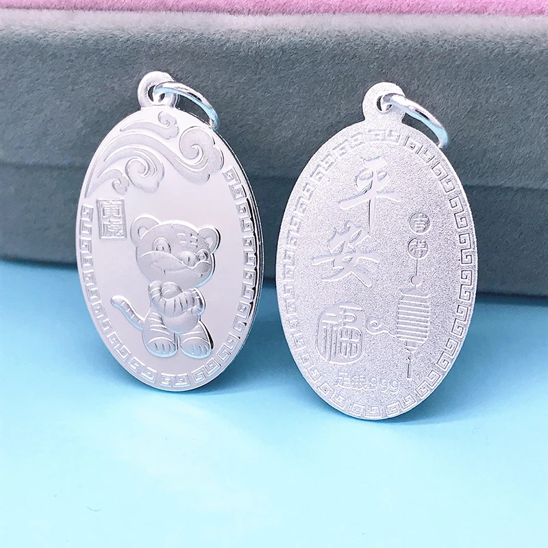 nuova-collana-con-ciondolo-zodiacale-tigre-e-bue-in-argento-puro-999-gioiello-unisex-portafortuna-per-l'anno-moda-gioielli-per-bambini