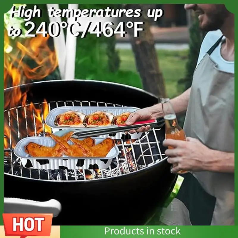 

A68G-100 Pack Mini Loaf Pans With Lids Aluminum Foil Long Baking Cups With Lids Covers