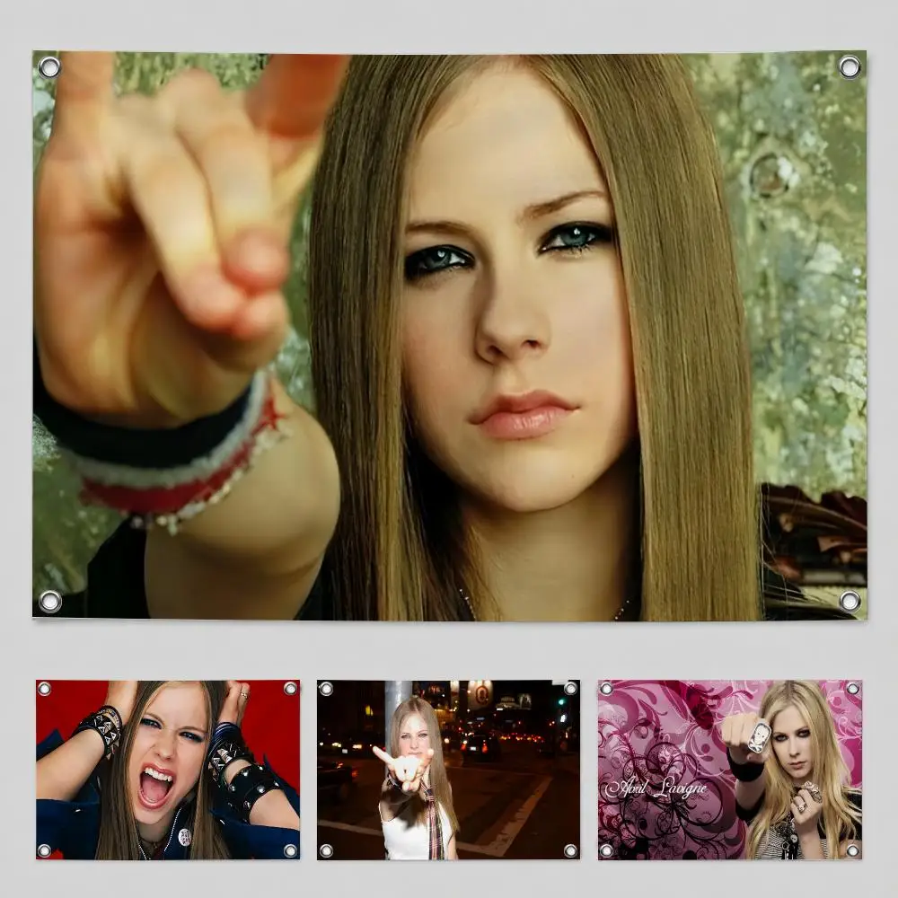 A-Avril Ramona Lavigne Flags Suitable For Party Club Outdoor Interior Wall Decoration Banner Fans Gift