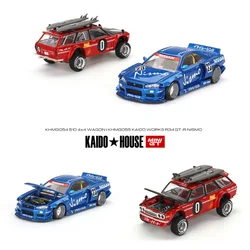 MINI GT KAIDO HOUSE Open 1:64 Nissan GT-R R34 Datsun 510 die-cast alloy car model gift