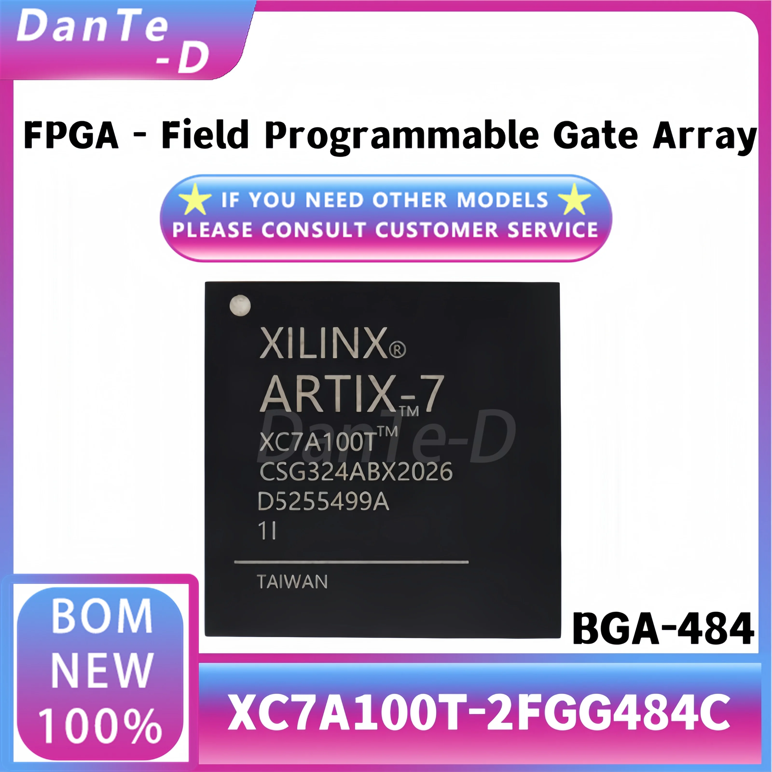 XC7A100T-2FGG484C/2FGG484I FPGA - Field Programmable Gate Array BGA-484 Original Authentic