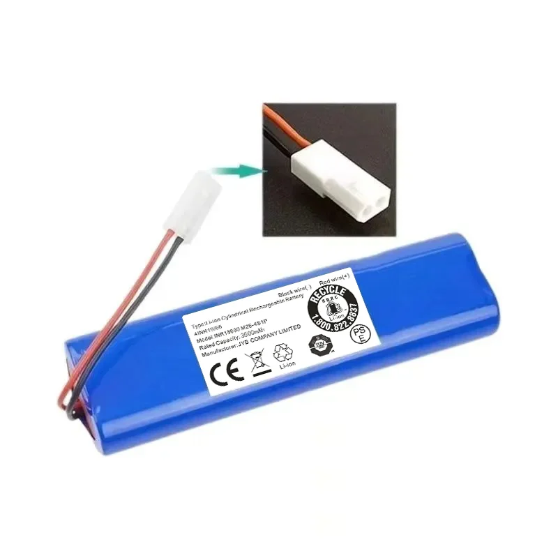 

14.8V 3500mAh Rechargeable Battery for Tefal X-plorer Serie 75, 360 Robot Vacuum Cleaner / SS-2230002528, D004-ICR-26HE-4S1P