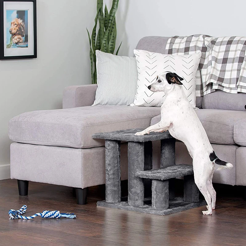 سلالم عالية جدًا للكلاب، سلم تيدي صغير للحيوانات الأليفة، كلب قطط على أريكة السرير، سلم صغير قابل للطي، سلم كلب