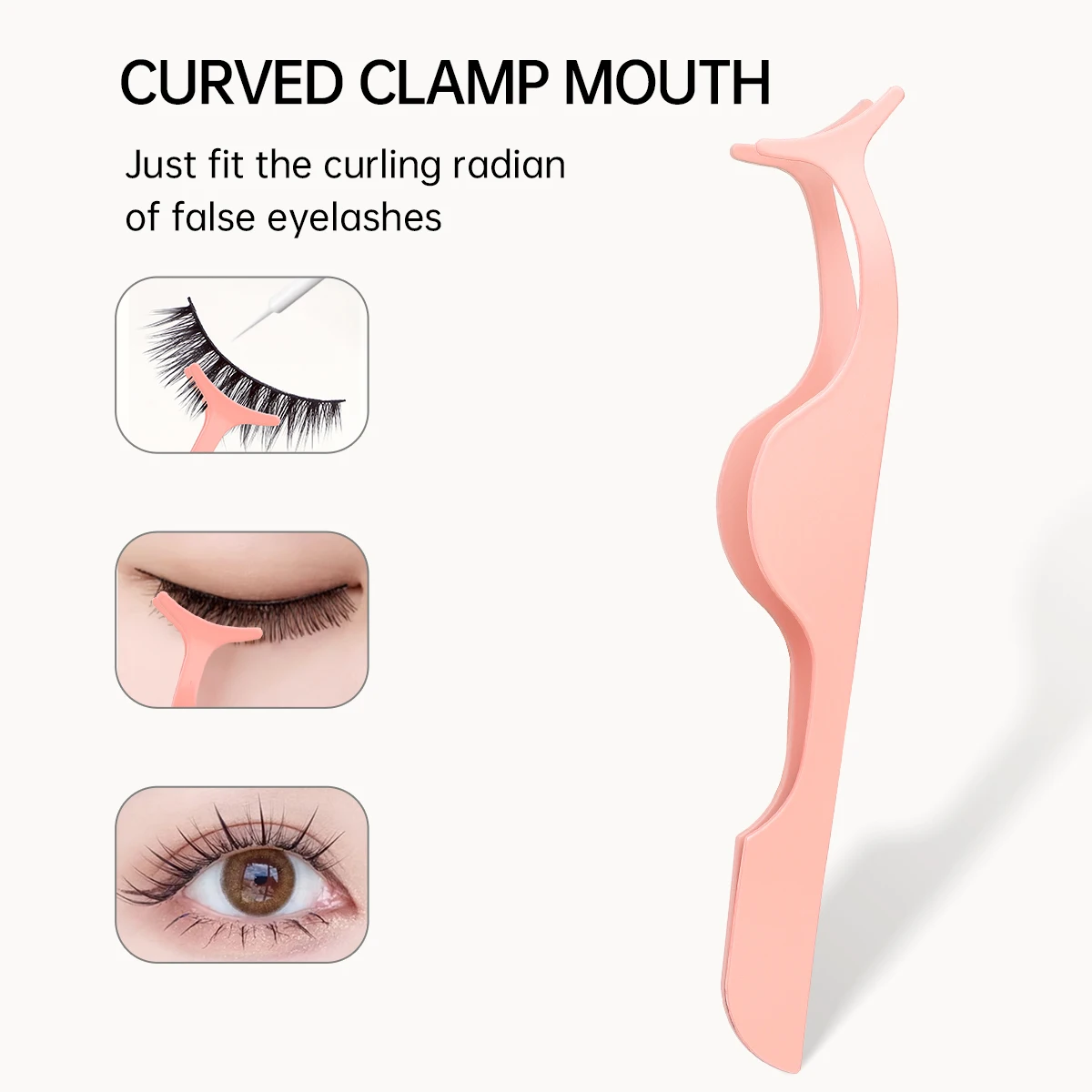 6PCS: el juego de herramientas de pinzas viene con una caja de almacenamiento para alargar y embellecer pestañas y cejas, una herramienta portátil.