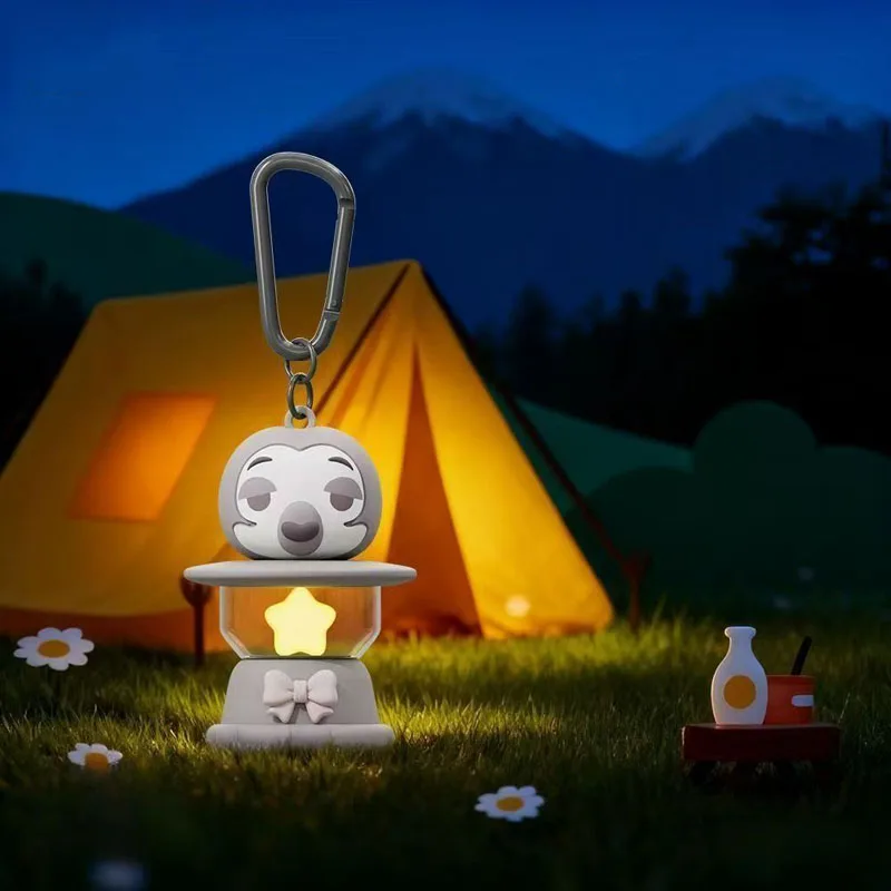 

New Crazy Animal City luminous pendant, small night light keychain, bag hanging rope, cute three-dimensional decoration ornament