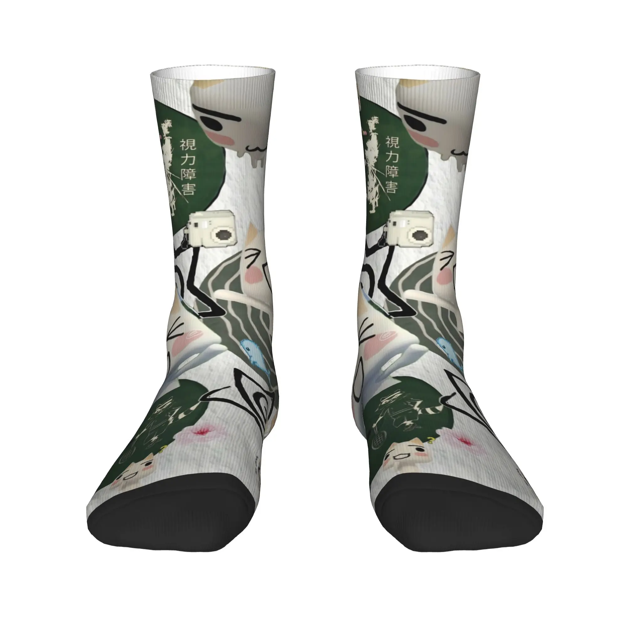 جوارب Inoue Toro جوارب مضادة للانزلاق للزوجين جوارب رياضية دافئة وناعمة للجري جوارب بتصميم قوطي للخريف