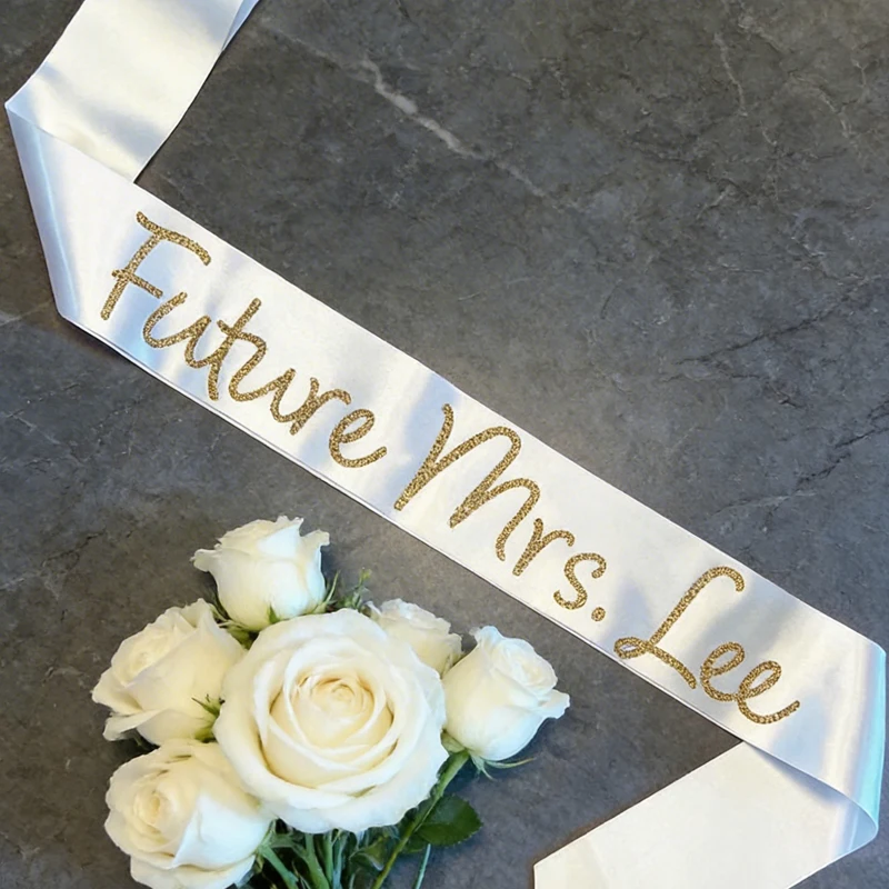 

Personalized Sash Bride to be Sash, Team Bride Sash, Custom Sash Party Decorations for Bachelorette Sash