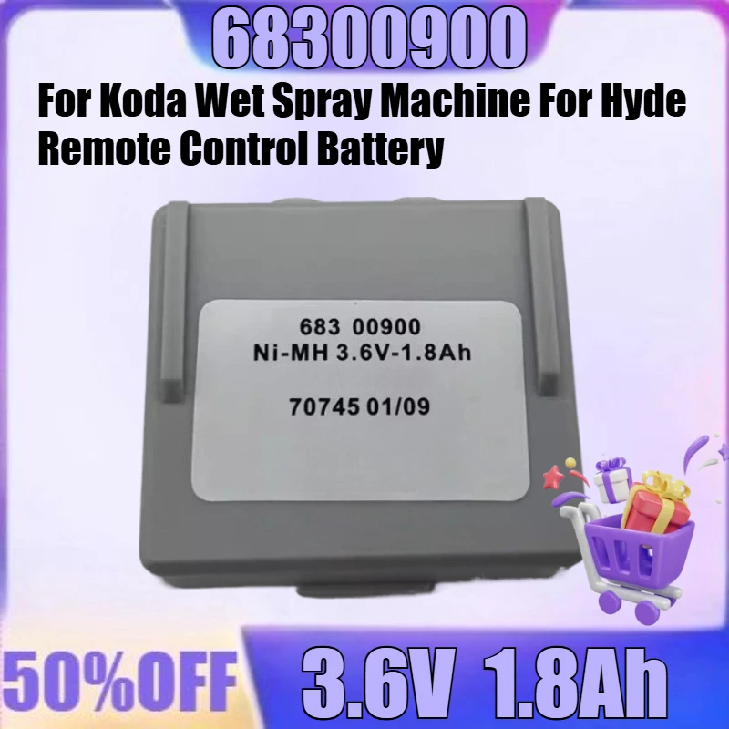 

For Hetronic 68300900 3.6V Pump Truck Overhead Crane For Koda Wet Spray Machine For Hyde Remote Control Battery
