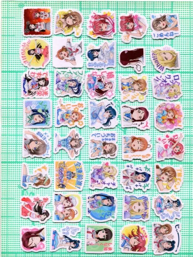 40pcs Love Live! Sunshine!! 2-3cm diy cute STICKER Z616