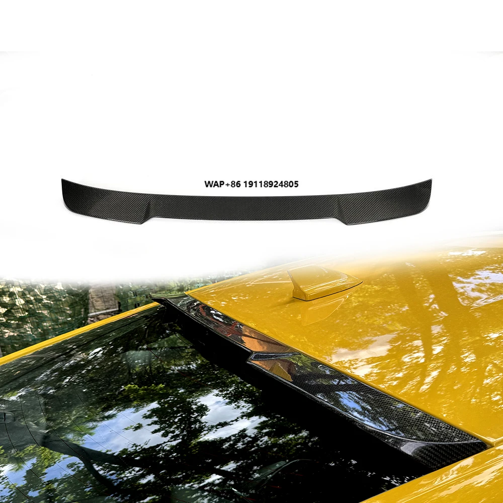 

Carbon Fiber Rear Window Roof Spoiler Wing for 2024 Ford-Mustang S650 GT Dark Horse