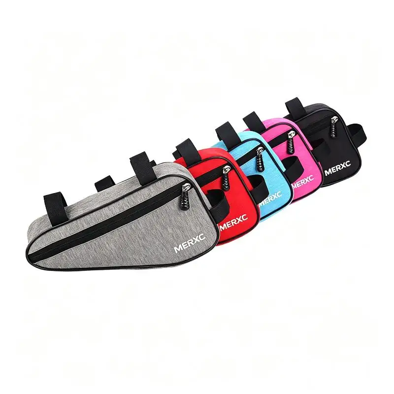 Bike Triangle Frame Bag Ultra Light 1PC Portable Bicycle Storage Pouch for Commuting Cycling Mountain Road Bike Daily Use