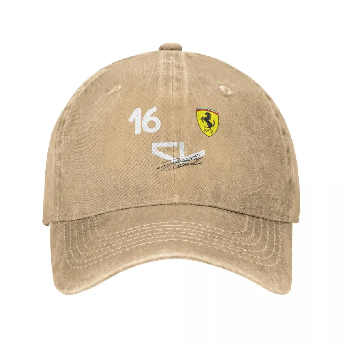 

Charles Leclerc Signed SF 2021 Classic T-Shirt Cowboy Hat Thermal Visor Icon Fishing Caps Men'S Hat Luxury Women'S