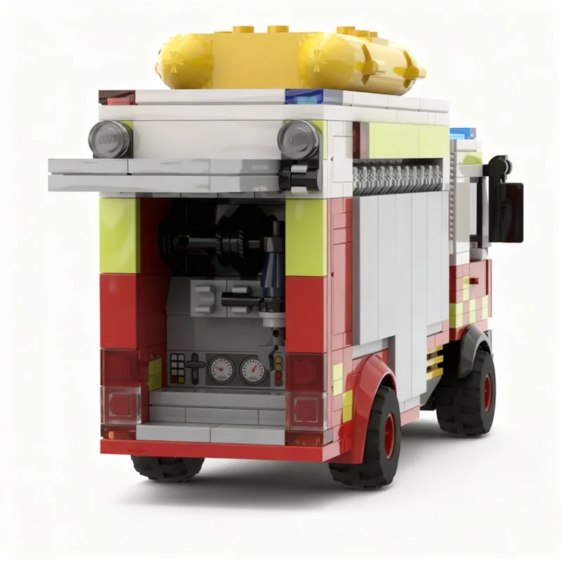 539pcs MOC City Fire Heavy Res - Art Craft Idea ulasan dan harga