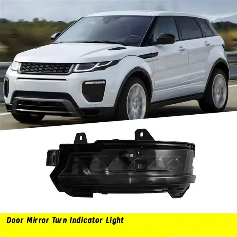Classic-1Pair Car Door Mirror Turn Indicator Light For Land Rover Range Rover Evoque 2014-2019 JAGUAR E F-PACE LR048352 LR048351