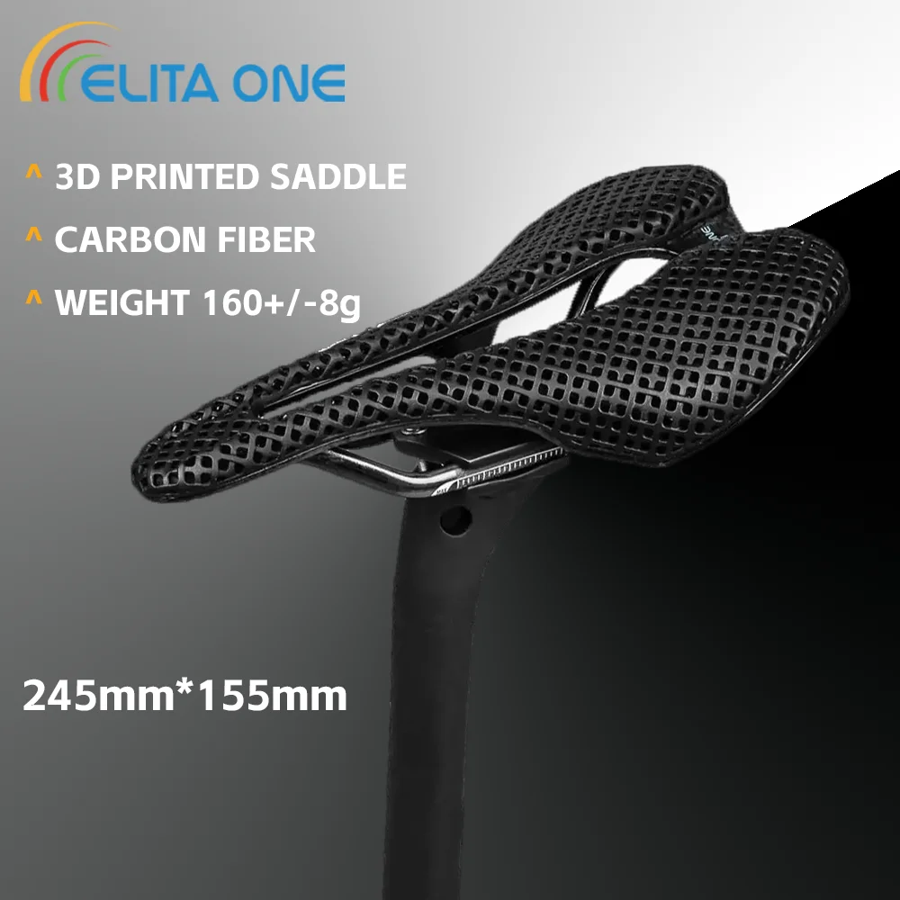 

Седло для шоссейного велосипеда elitaone, 3D-печать, карбон, ультралегкое, полое, комфортное, дышащее, велосипедная сидушка