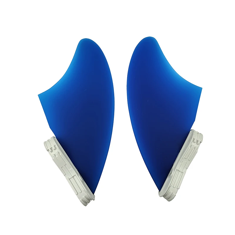 Twin Kiel Vinnen Fiberglas Surf Twin Fins Upsurf Fcs 2 Kielen Voor Fishboard,Shortboard Surfboard Vinnen Tweeling Set Surfing Quilhas