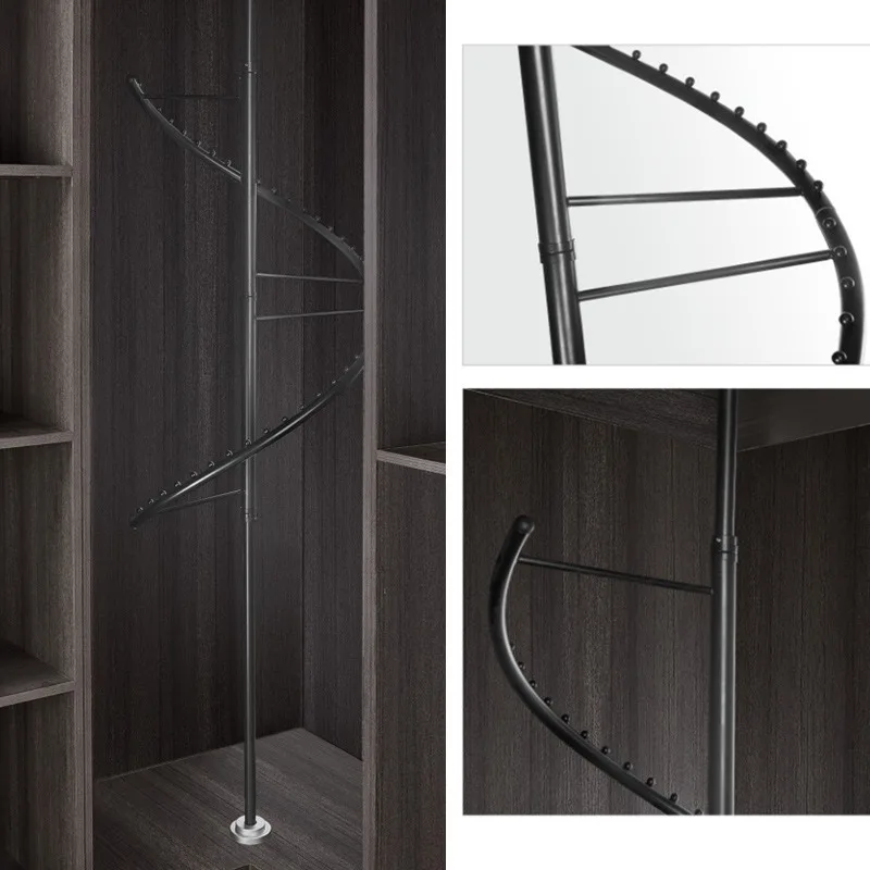 wardrobe rotating hanger, cloakroom S-shaped hanger, rotating rack pants rack storage