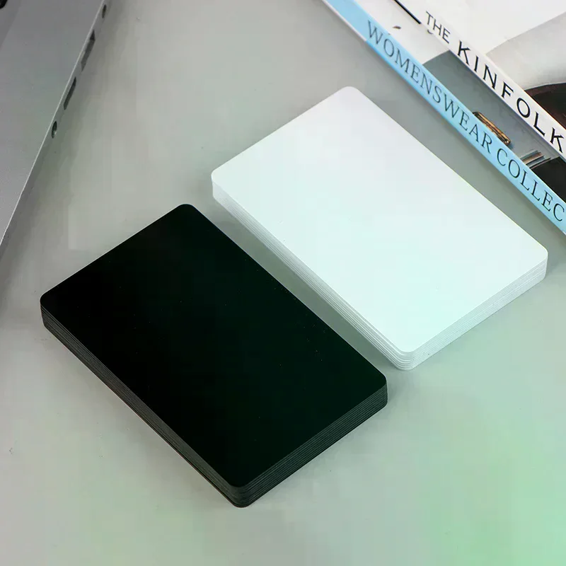 

5/10Pcs NT-AG215 NFC215 Rewritable PVC Cards Blank Programmable NFC Card Black White Business Card