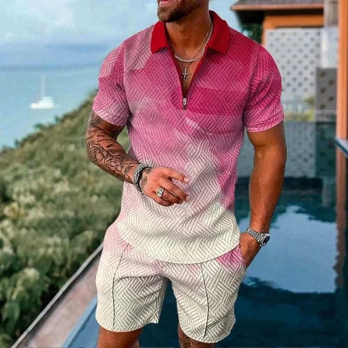 Men's Summer Tracksuit Sports  - đánh giá và giá Summer Clothing Styles Men