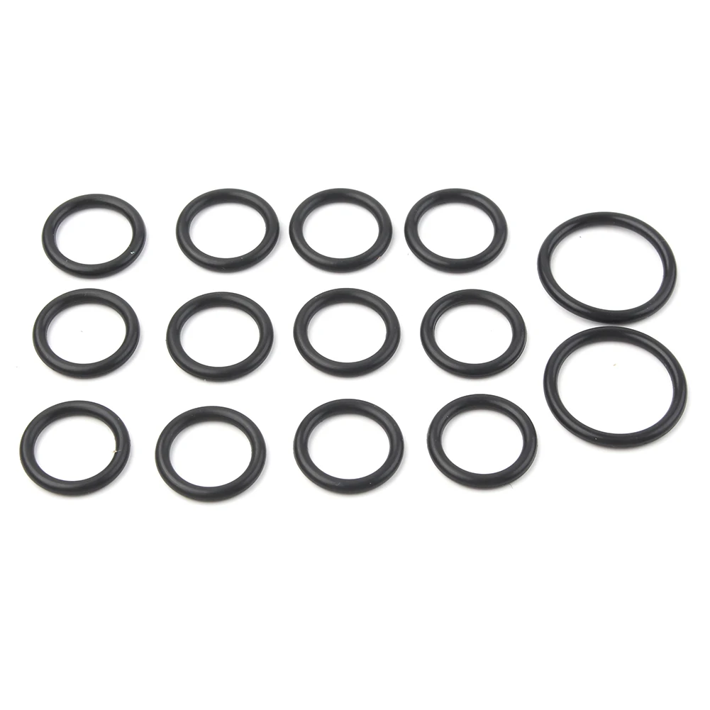 14pcs Auto Rubber Turbocharger Oil Water Coolant Line Gasket Orings Rubber Kits For BMW N54 Z4 X6 335is 335xi 740i 740Li 135i