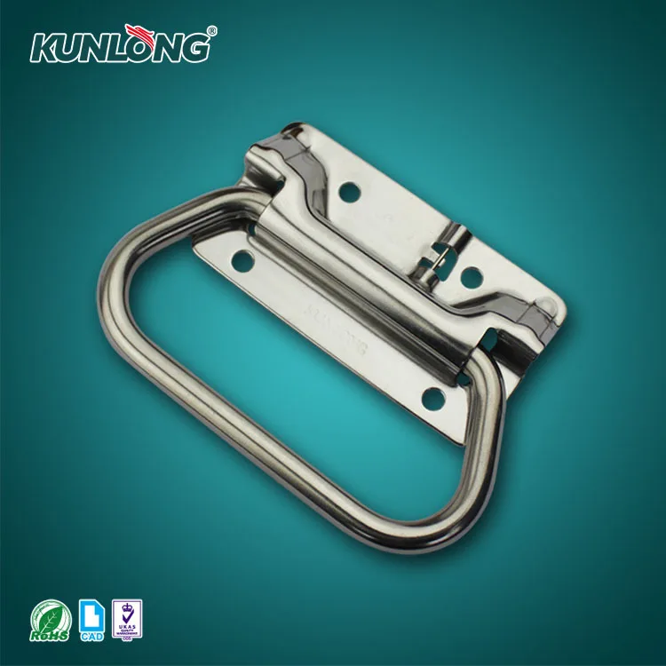 304 stainless steel handle SK4-022-2S spring return stack handle, automatic return handle