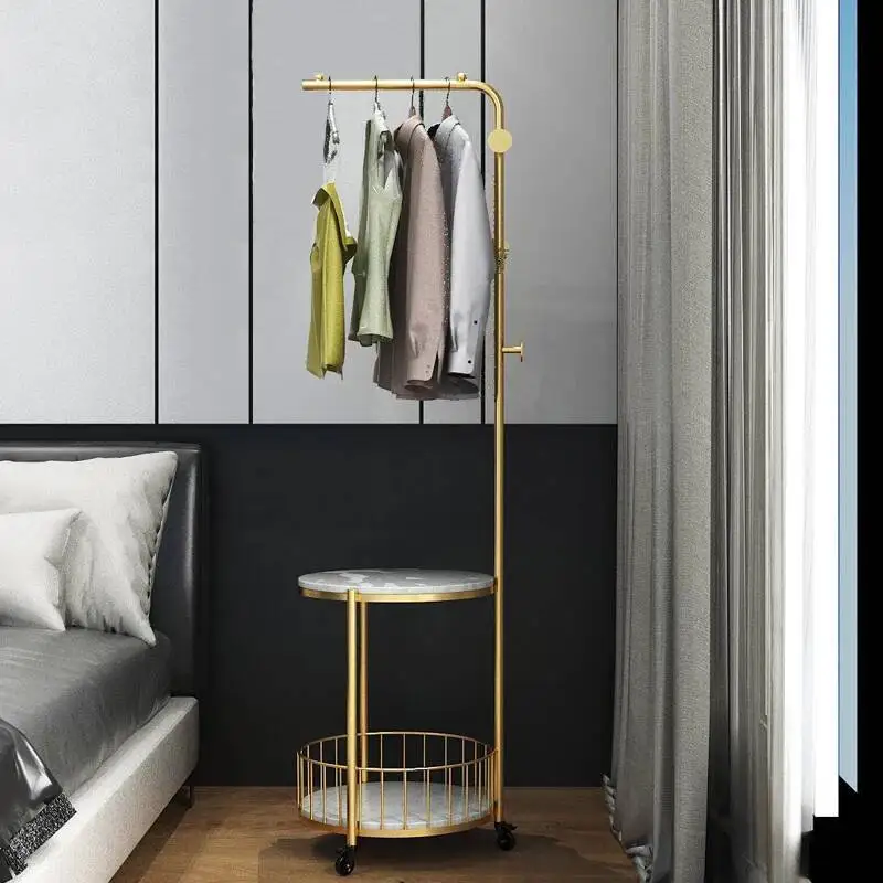 

Boutique Clothes Rack Stand Dry Coat Wheels Clothes Hanger Stand Jacket Mobiliario De Biblioteca Library Furniture XF15XP