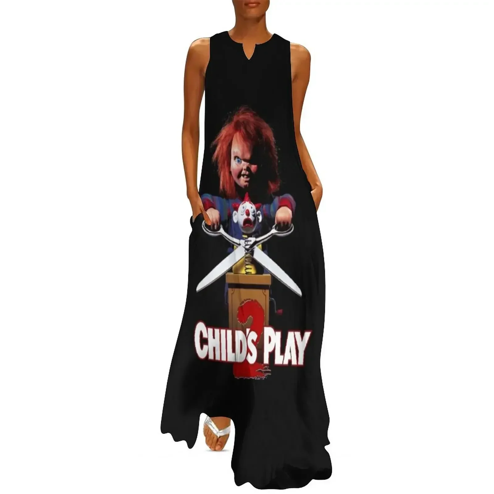 

Child_s Play 2 (Chucky) Long Dress Bride dresses Women dresses summer evening dress women dresses for women Dress