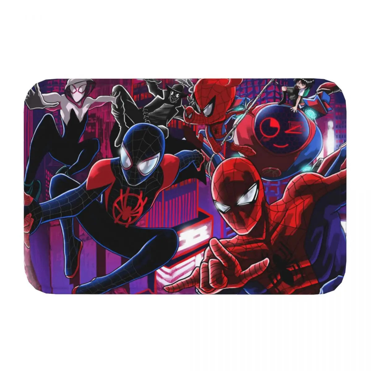 Fun Non-slip Doormat Living Room Mat Marvel Spider Man Balcony Carpet Entrance Door Rug Home Decorative