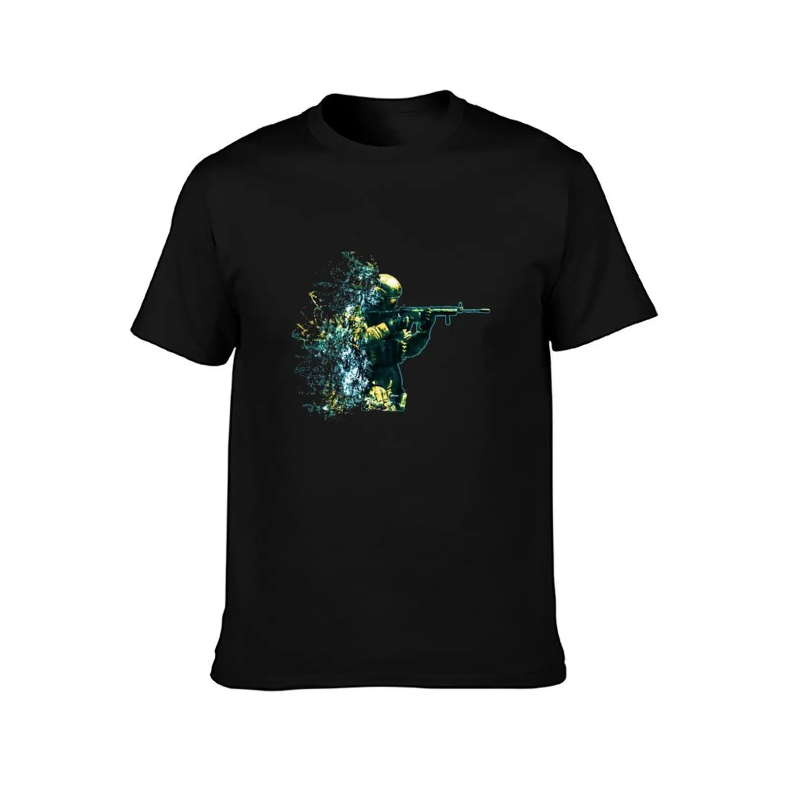 Counter Strike 2 CS 2 fanart characters T-Shirt, Summer Casual Cotton Tee, Oversized Streetwear Tops, Vintage Graphic Print