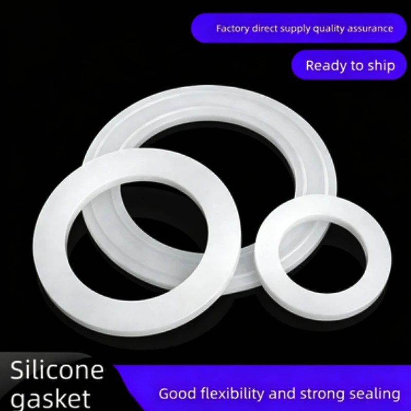 Silicone Sealing Gasket Leak Proof High Temp Resistant PVC Water Pipe Filter Washer for 20/25/32mm Male Thread Direct