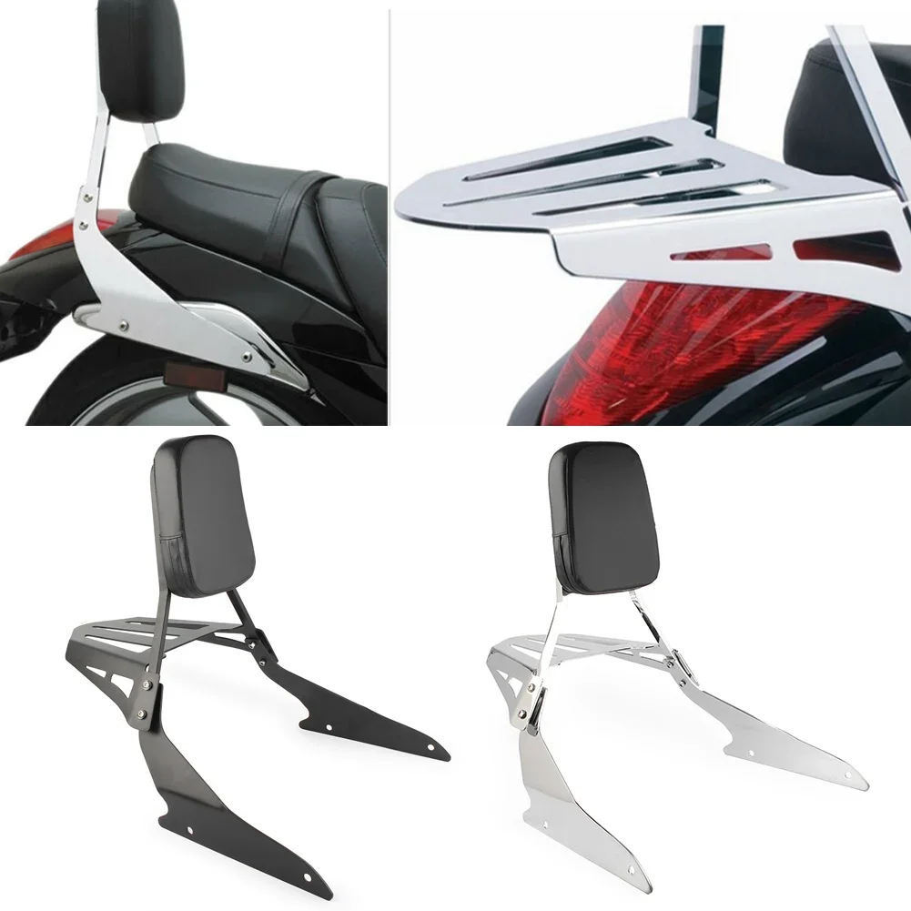 Backrest Sissy Bar Luggage Rack For Suzuki Boulevard M109R2 2008 2009 & M109R 2006-2015 / M109R Limited Edition 2007-2014