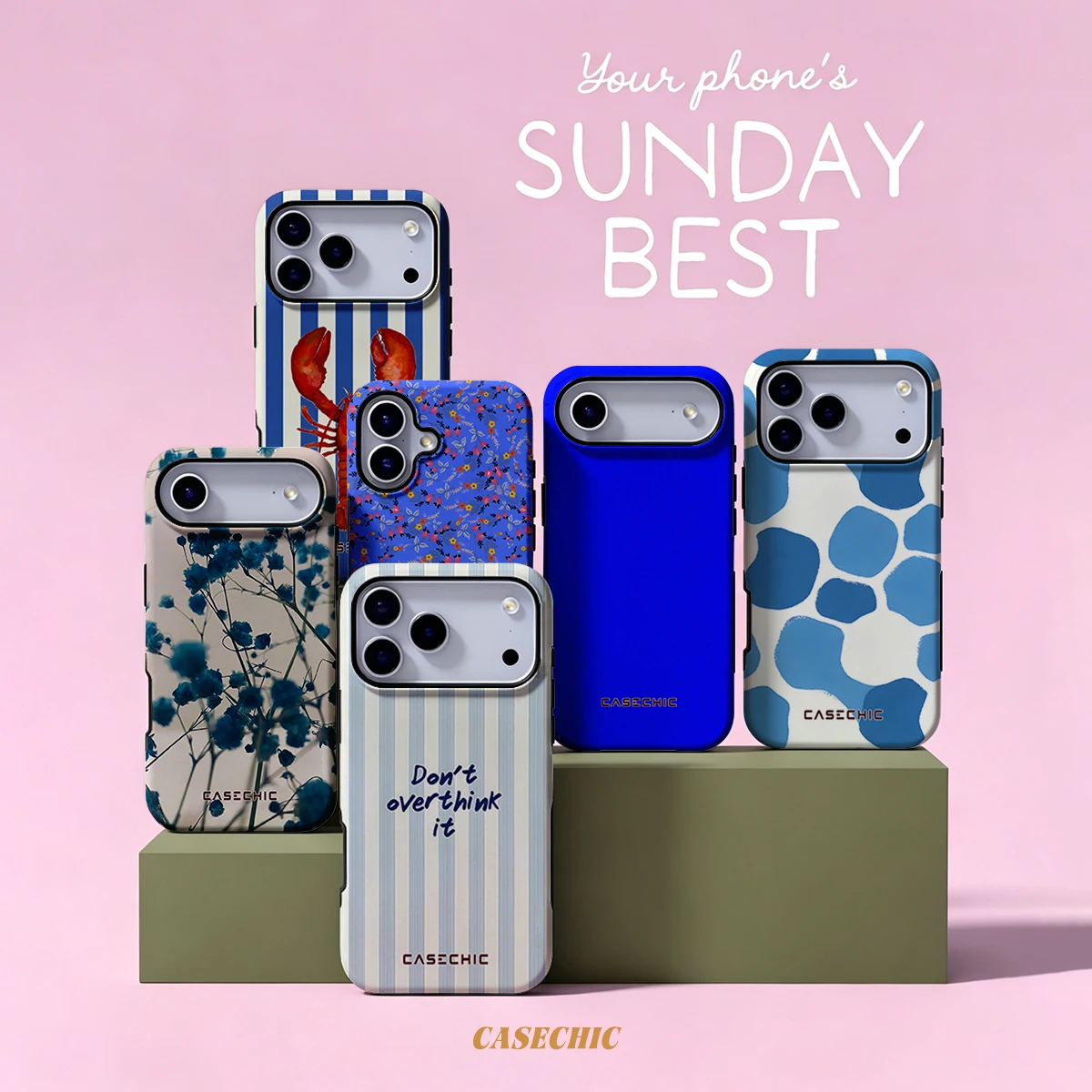 Coastal Stripes Mindfulness pour Samsung Galaxy S26 Ultra A56 – Étui de protection double à motif exquis CaseChic