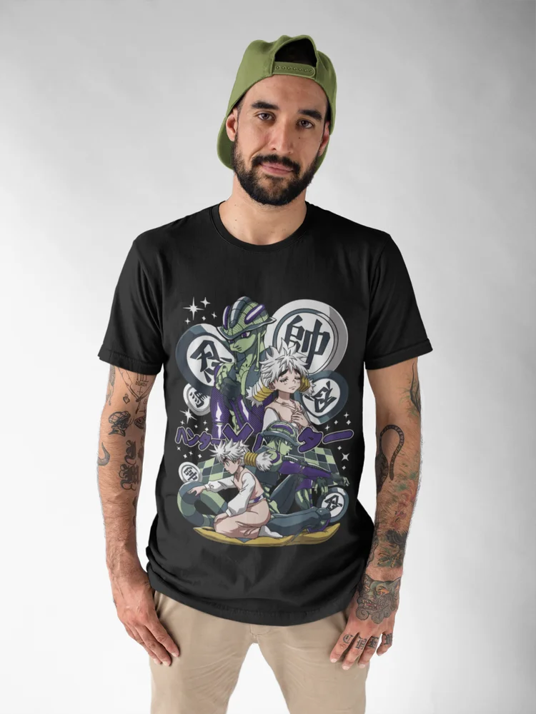 메루엠 곤 킬루아 히소카 졸딕 헌터 티셔츠, 애니메이션 선물 셔츠, 모든 사이즈