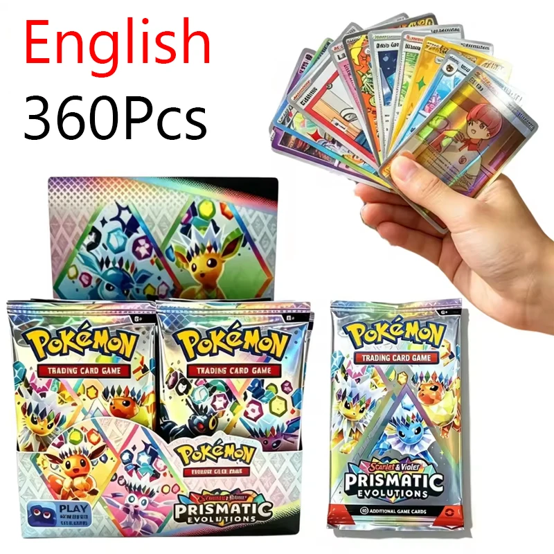 Pokemon Table Game Trading Card Booster Box Blind Pack Hobby Collection Flash Rare Cards For Card Game Enthusiasts Collectors