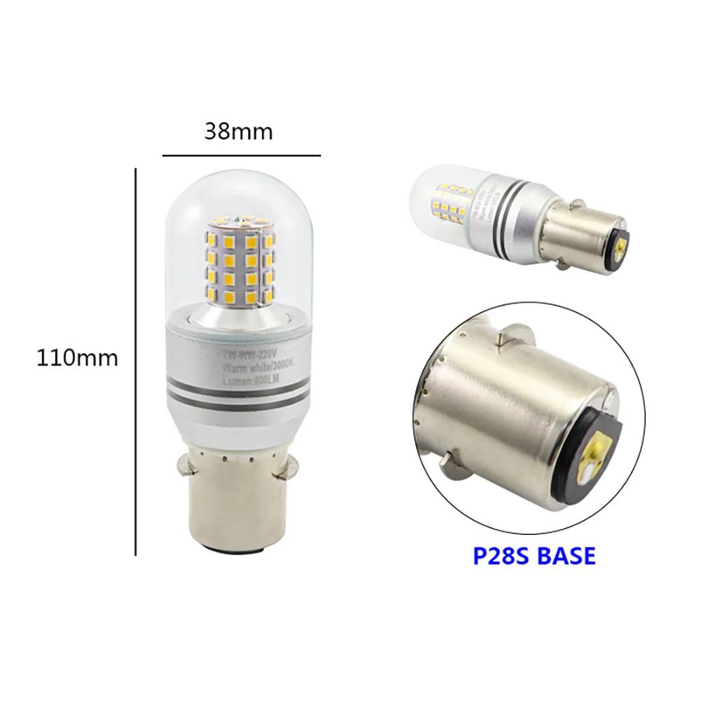 1pcs T38 E27 P28S Led Boat Navigation Lights 12v 24V Bulb Ship Traffic Safety Warning Signal Material Waterproof