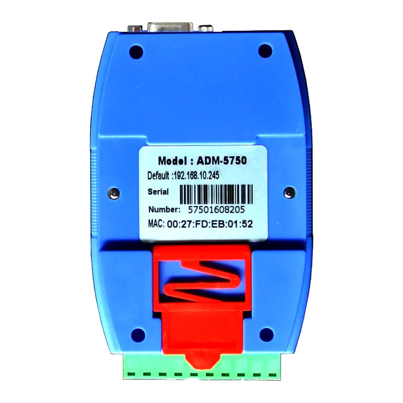 ADM-5750 Din Rail Industrial Serial Port Server RS232/485/422 to Ethernet Transparent Transmission