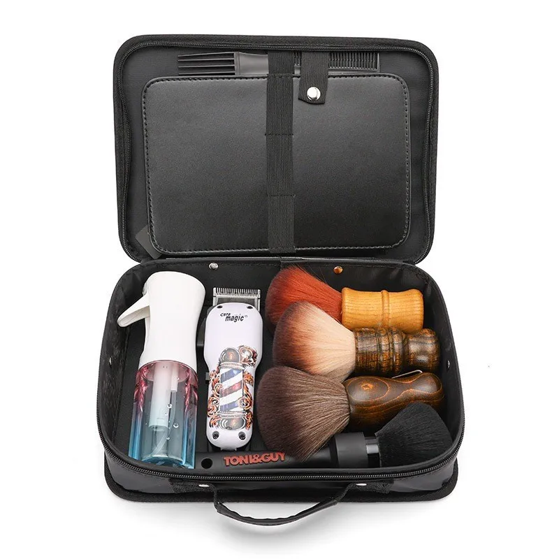 Friseur Werkzeuge Lagerung Tasche Haarschnitt Schere Koffer Multifunktions Organizer Clipper Kämme Große Kapazität Fall Styling Werkzeuge – Detail 26