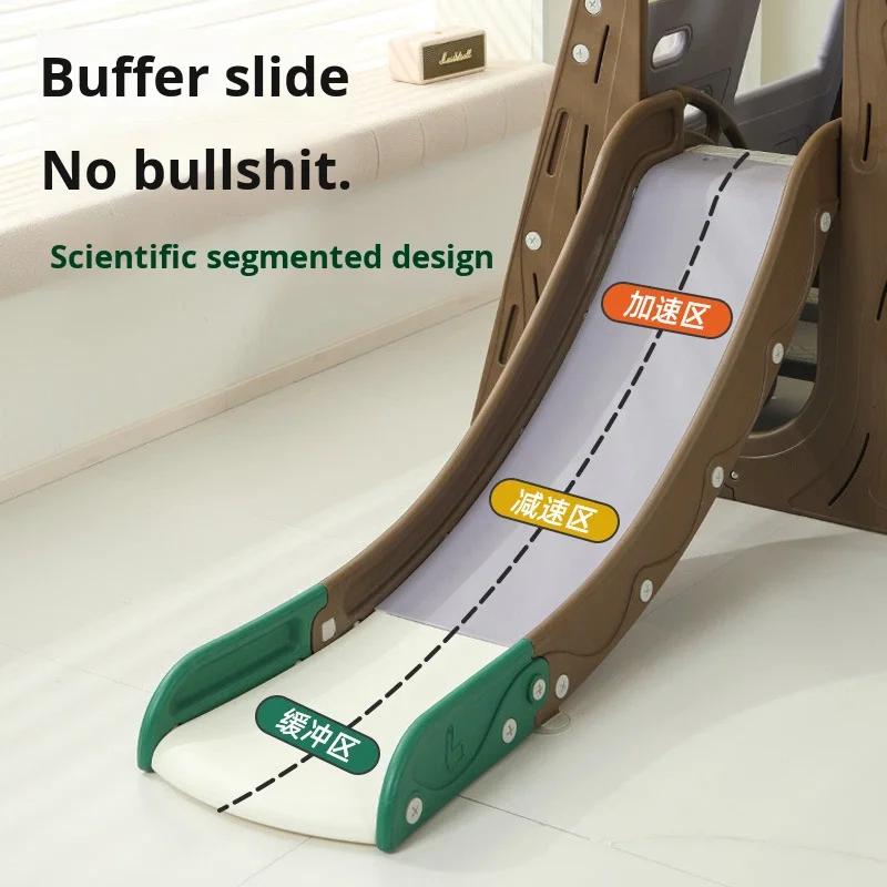 

Children's Indoor Plastic Multifunctional Slide Combination Amusement Park Family Climbing Frame Playground Safe Environmentally