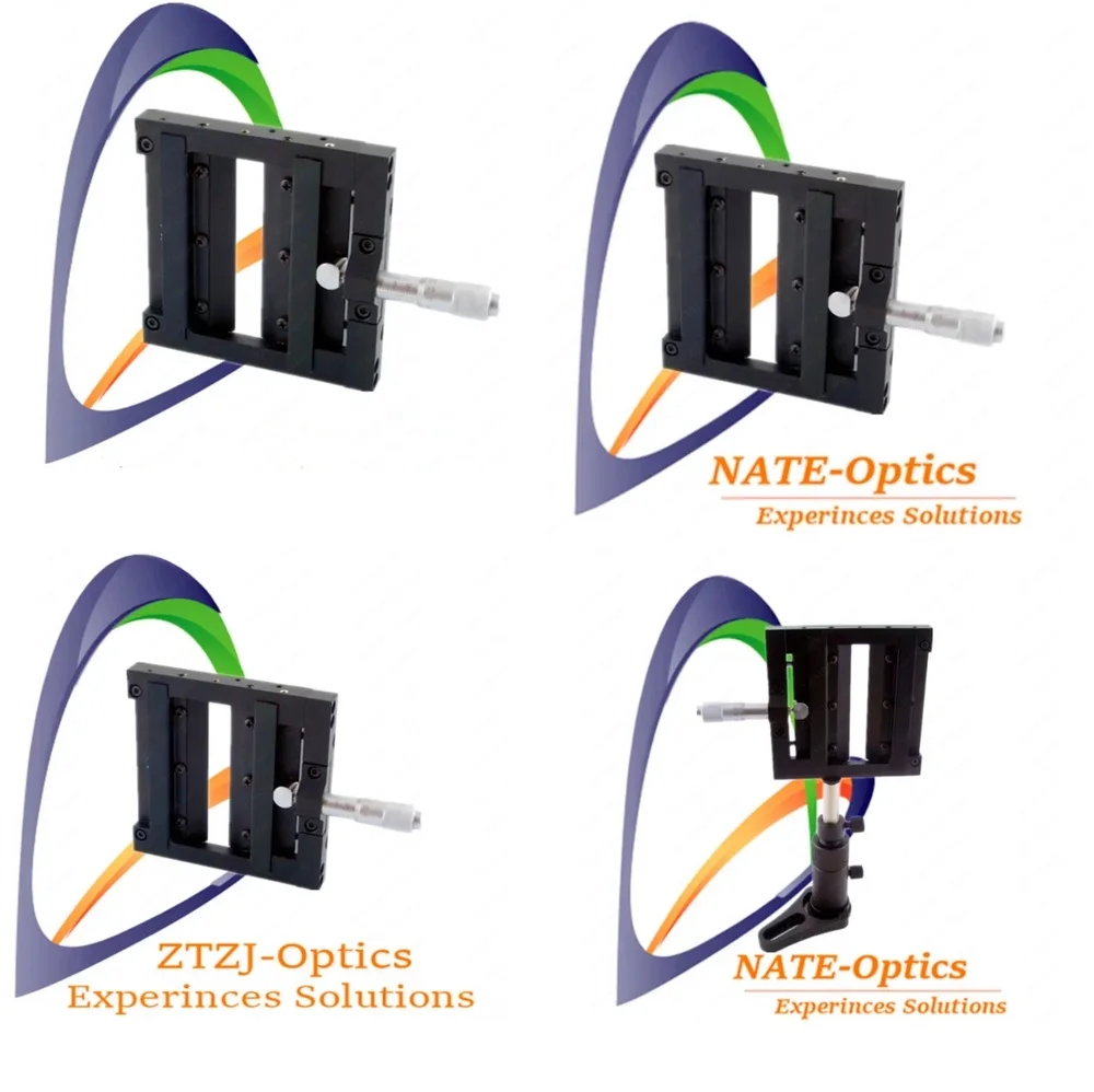 2026 hot sell -NT05ID80B precision manual adjustable slit, optical experiment one-way fine-tuning knife edge slit through frame